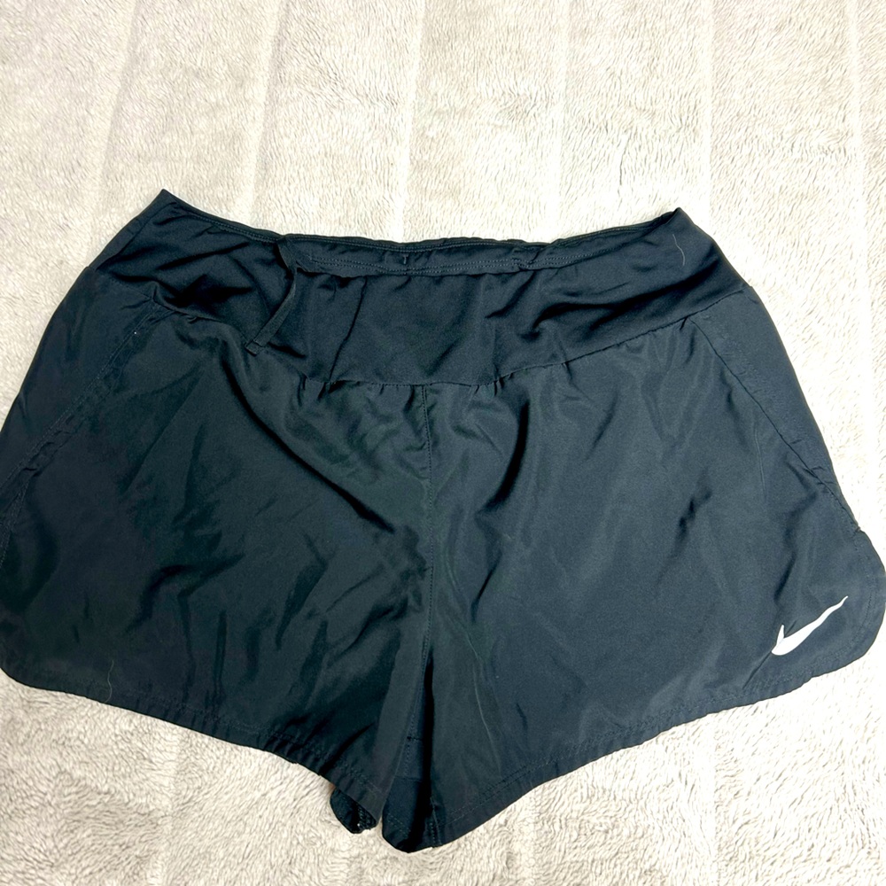Black Nike Dri-Fit shorts with liner!